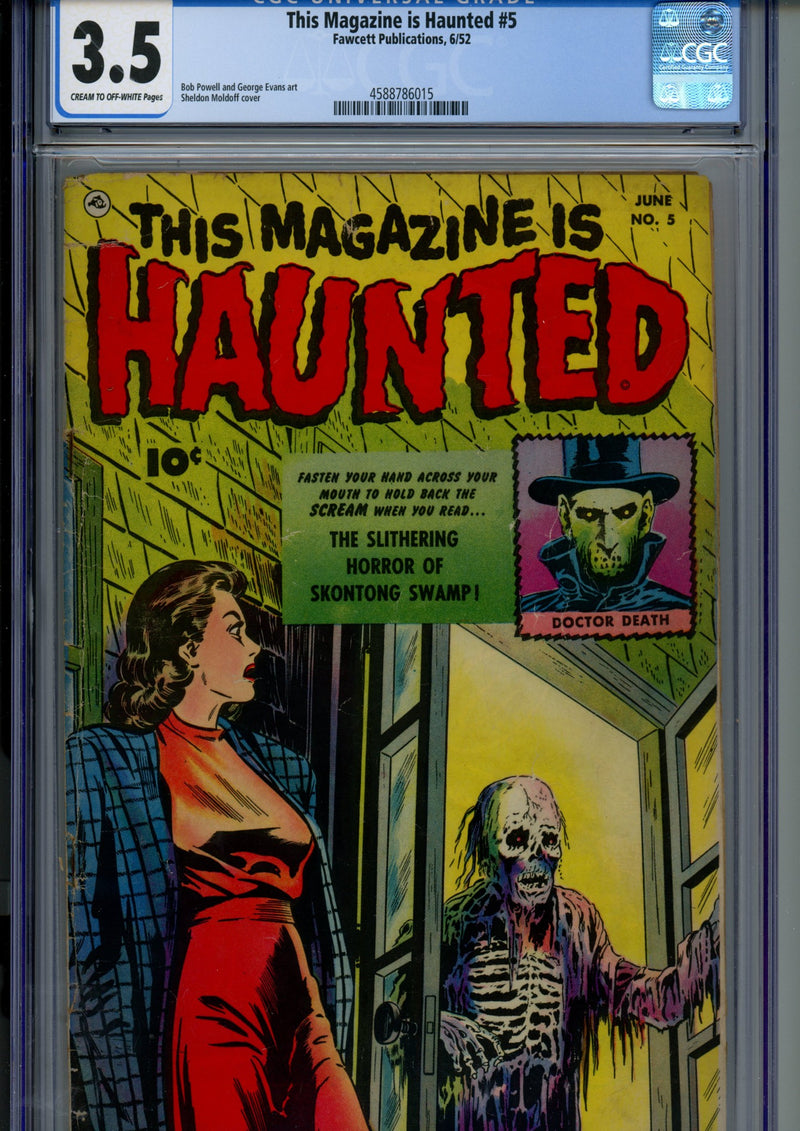 This Magazine Is Haunted 5 CGC 3.5 (VG-) (1952) 