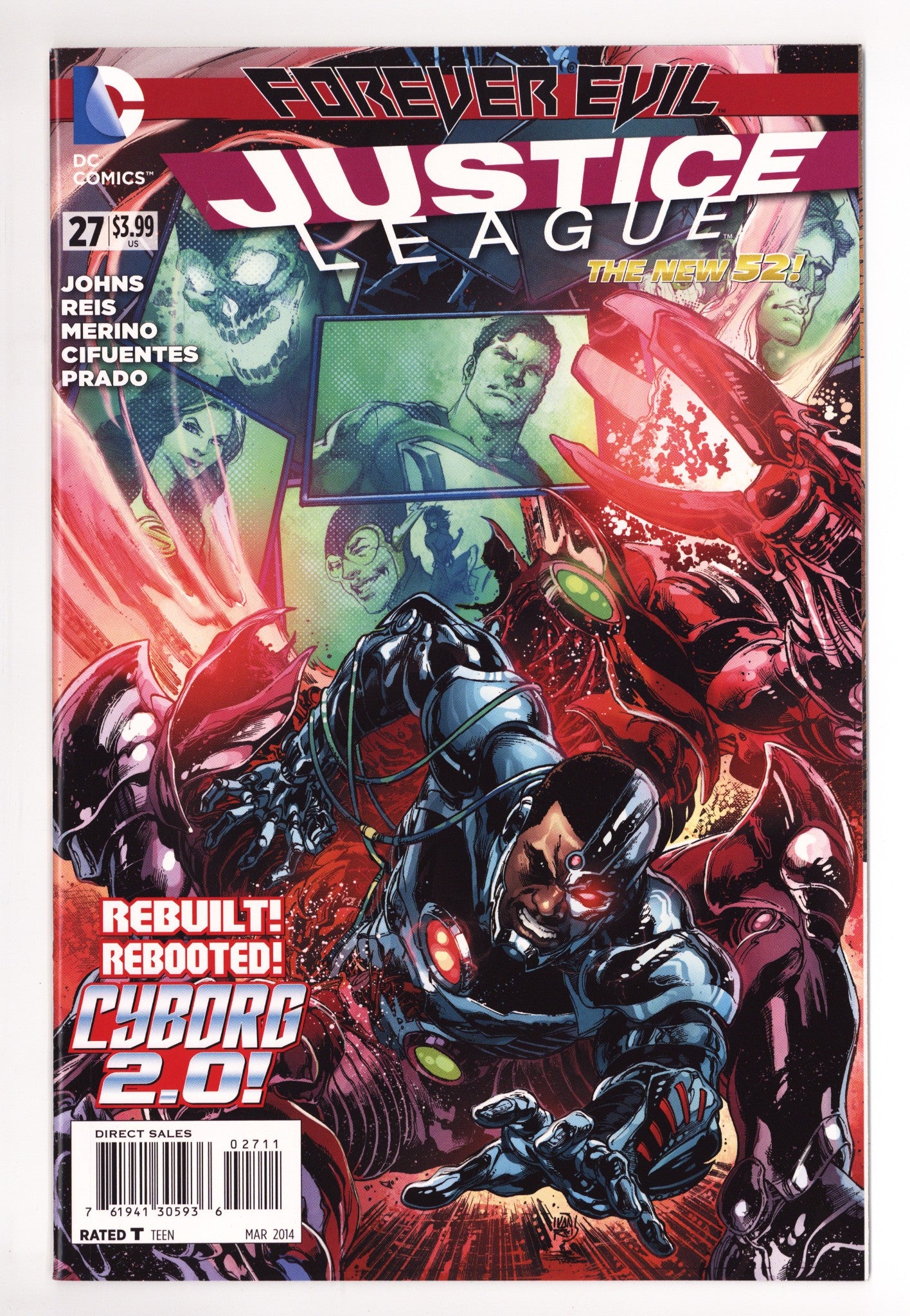 Justice League Vol 1 27 High Grade (2014) 