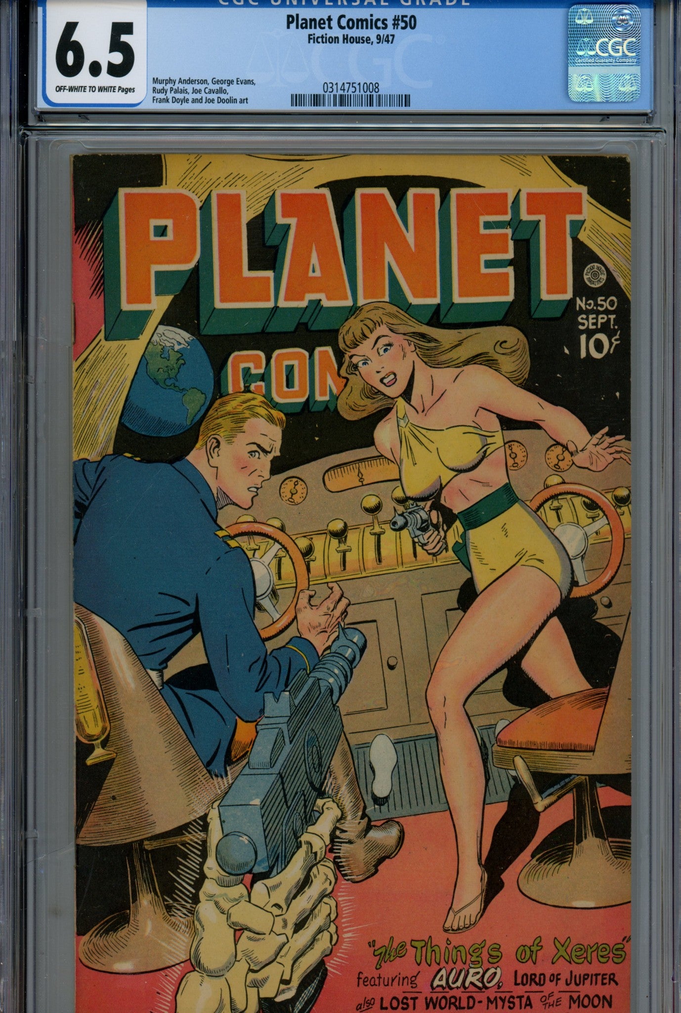 Planet Comics 50 CGC 6.5 (FN+) (1947) 