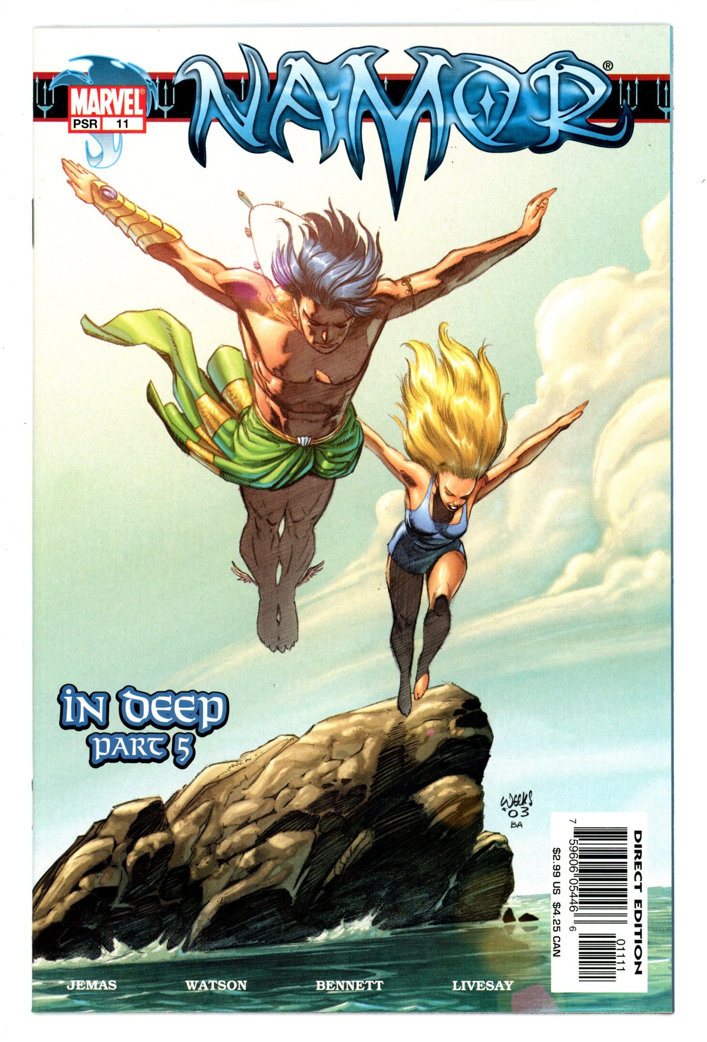 Namor Vol 1 11 High Grade (2004) 