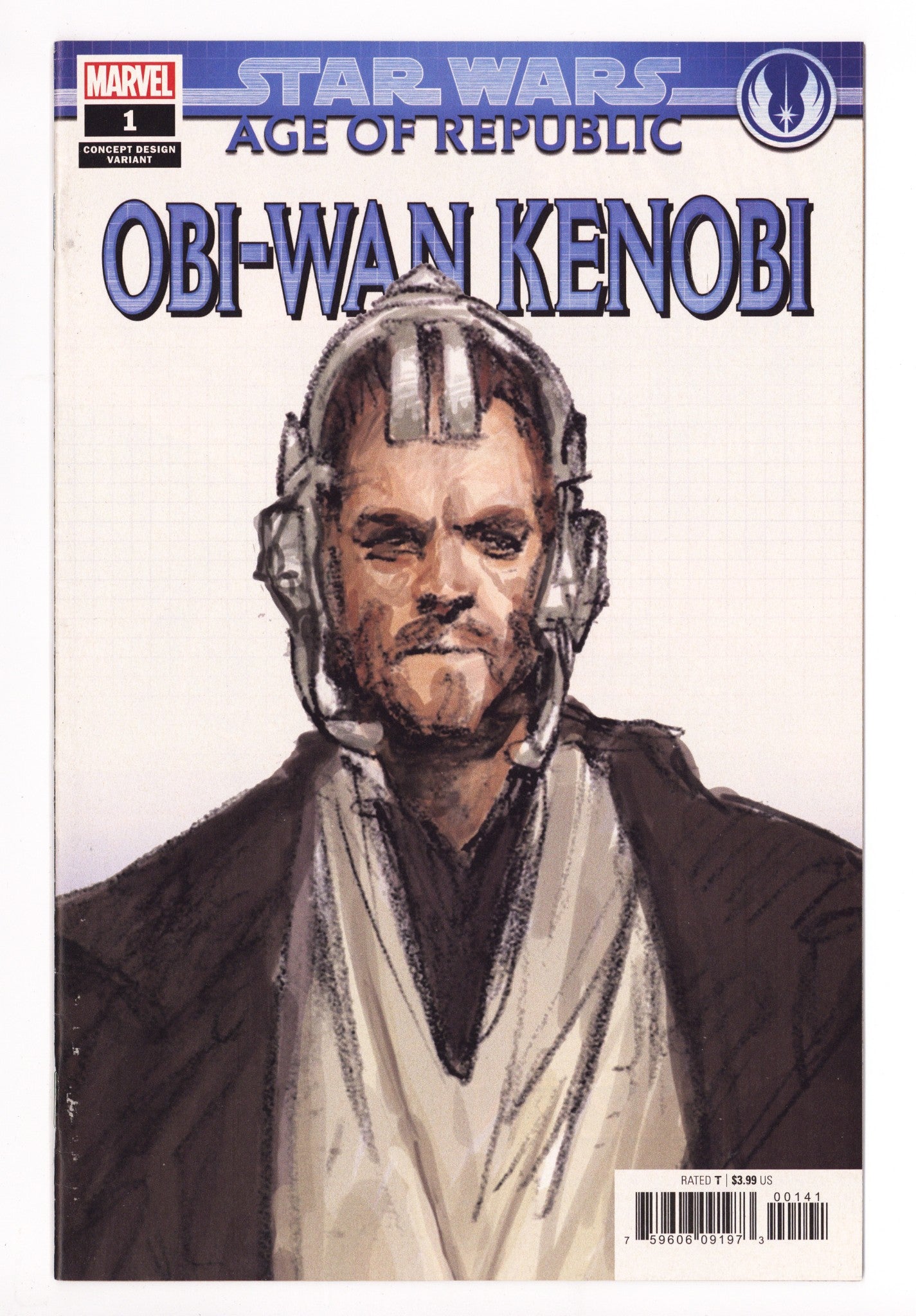 Star Wars: Age of Republic - Obi-Wan Kenobi 1 Mid Grade (2019) McCaig Design Variant 