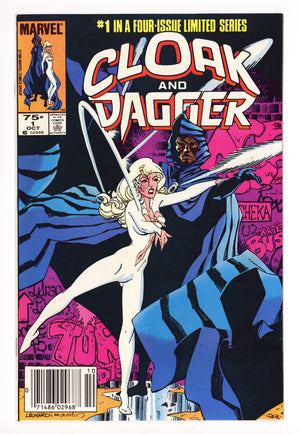 Cloak and Dagger Vol 1 1 VF- (7.5) (1983) Canadian Price Variant 