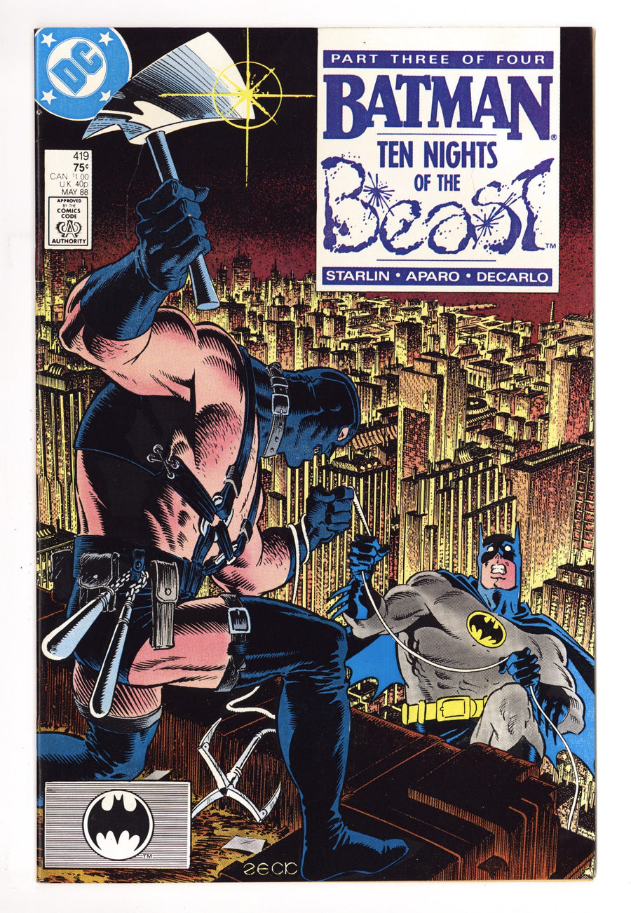 Batman Vol 1 419 VF (8.0) (1988) 