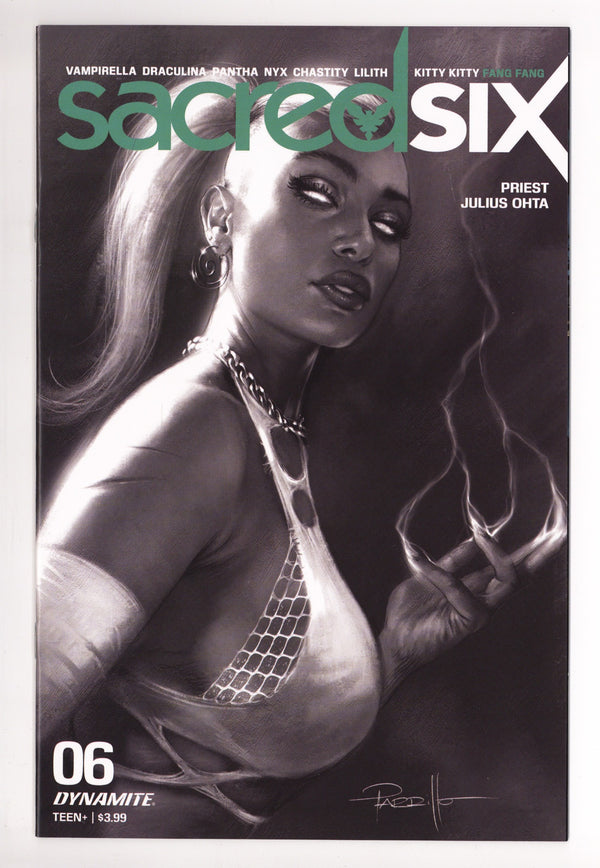 Sacred Six 6 High Grade (2021) Parrillo B&W Variant