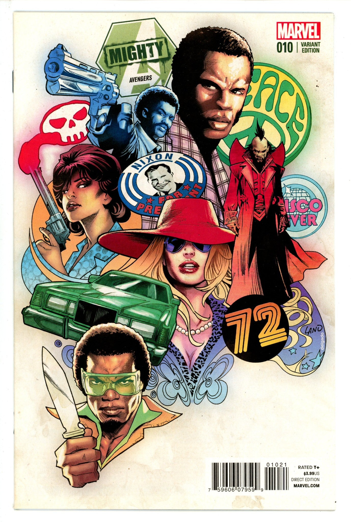 Mighty Avengers Vol 2 10 High Grade (2014) Land Incentive Variant 