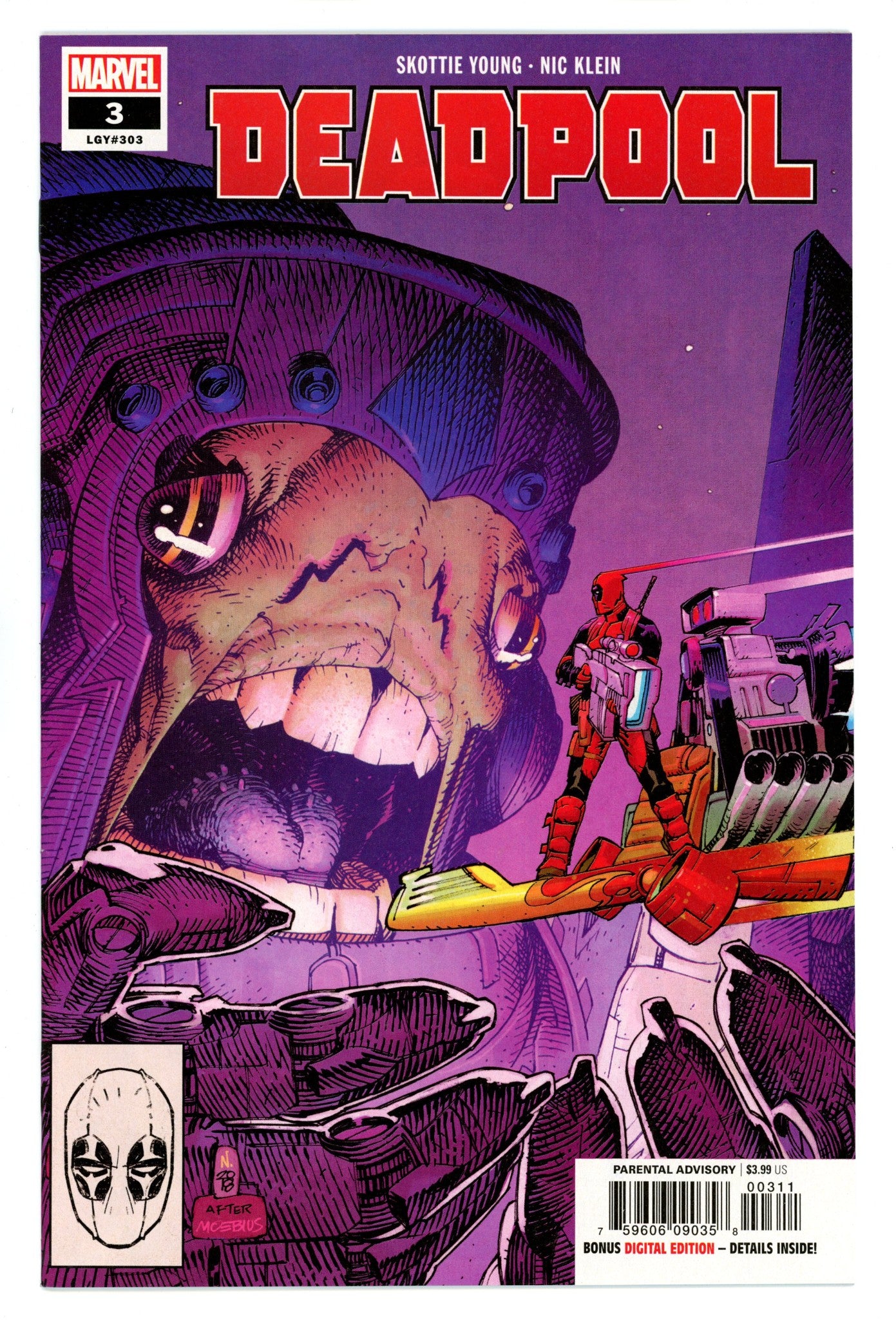 Deadpool Vol 6 3 (303) High Grade (2018) 