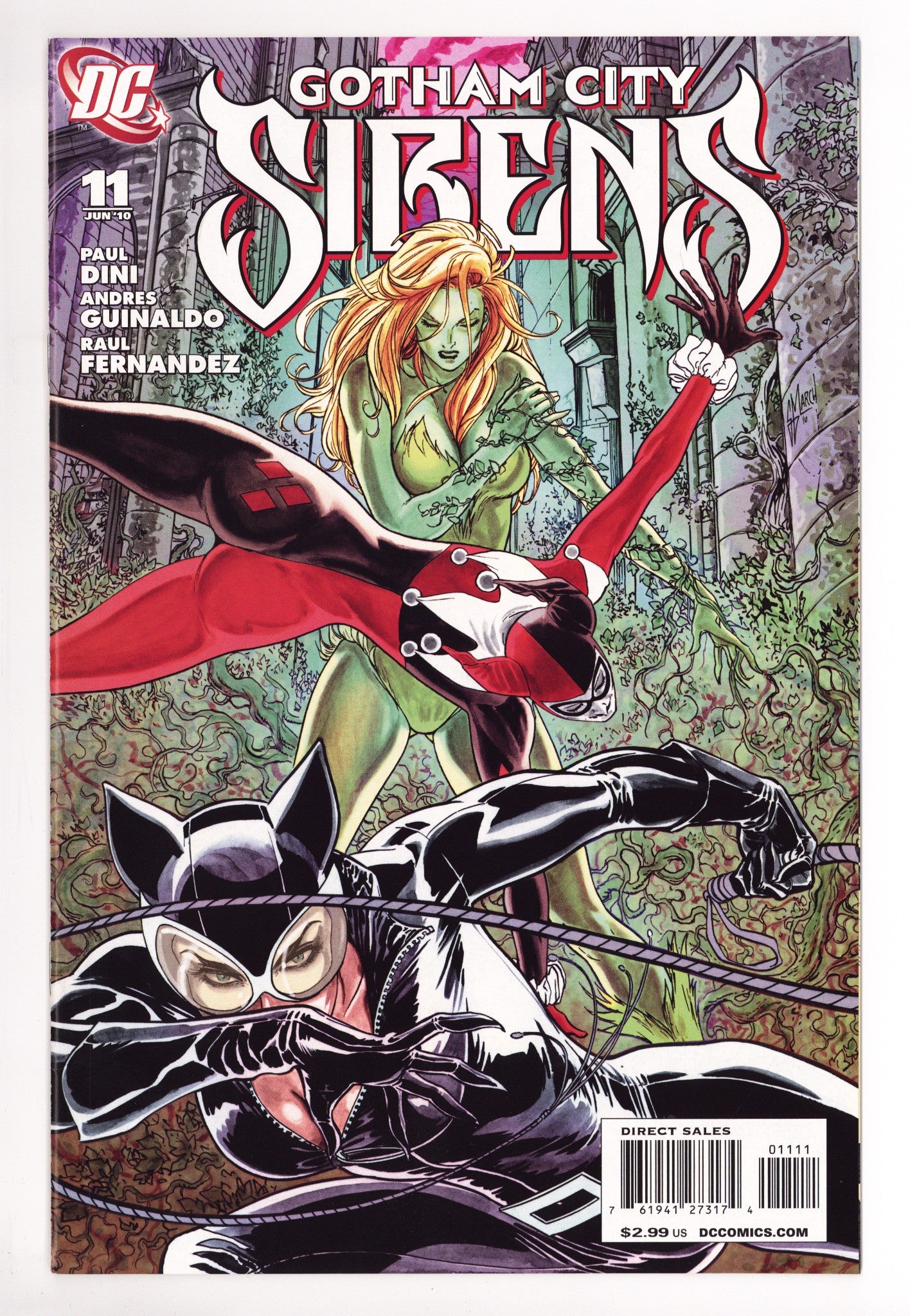 Gotham City Sirens Vol 1 11 NM- (9.2) (2010) 