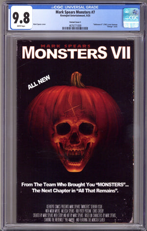 Mark Spears Monsters   7 CGC 9.8 (NM/M)   (2025) Spears Homage   Variant