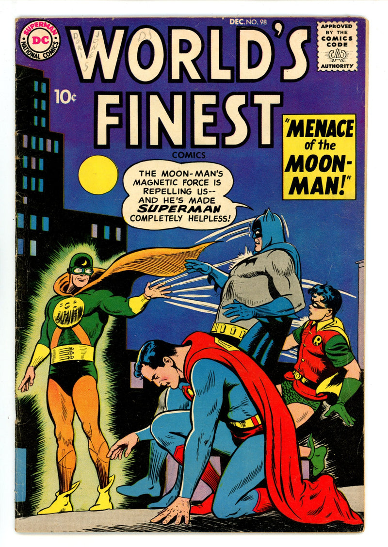 World's Finest Comics 98 FN (6.0) (1958) 
