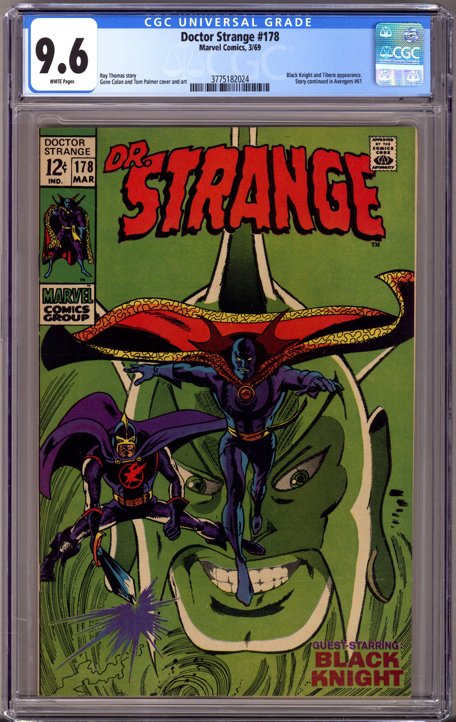 Doctor Strange Vol 1 178 CGC 9.6 (NM+) (1969) 