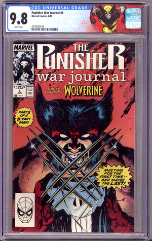 The Punisher War Journal Vol 1 6 CGC 9.8 (NM/M)   (1989)