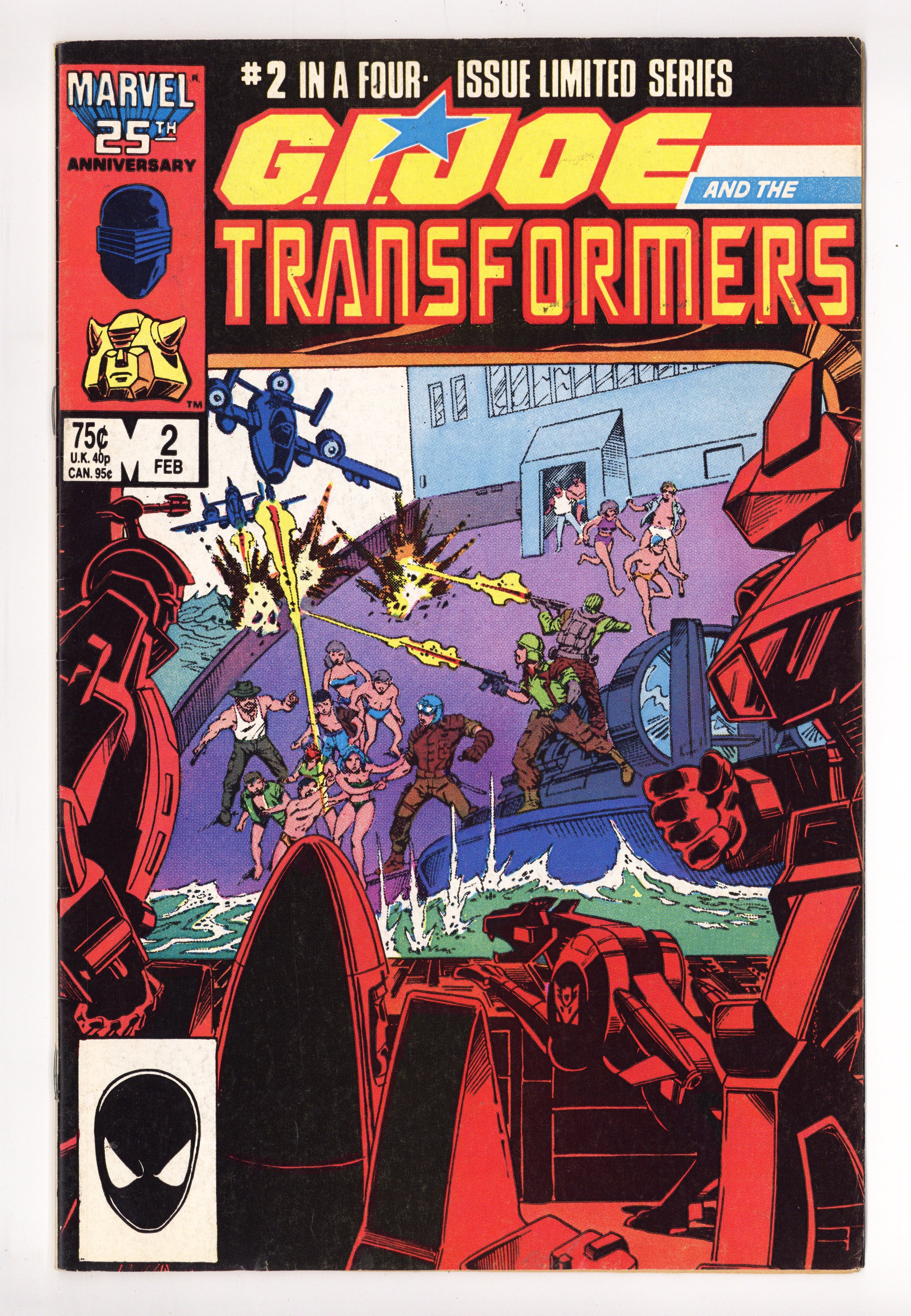 G.I. Joe and the Transformers 2 Mid Grade (1987) 