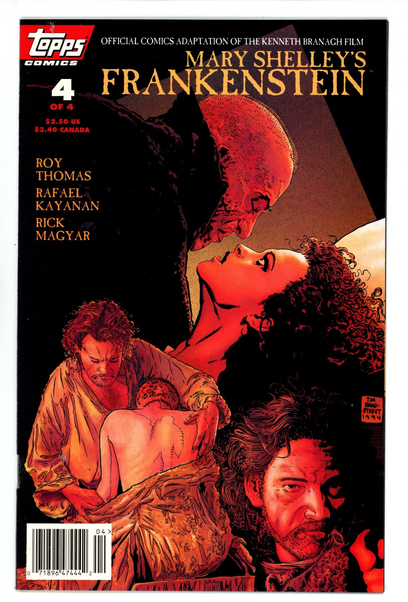 Mary Shelley's Frankenstein 4 VF/NM (9.0) (1995) Newsstand 
