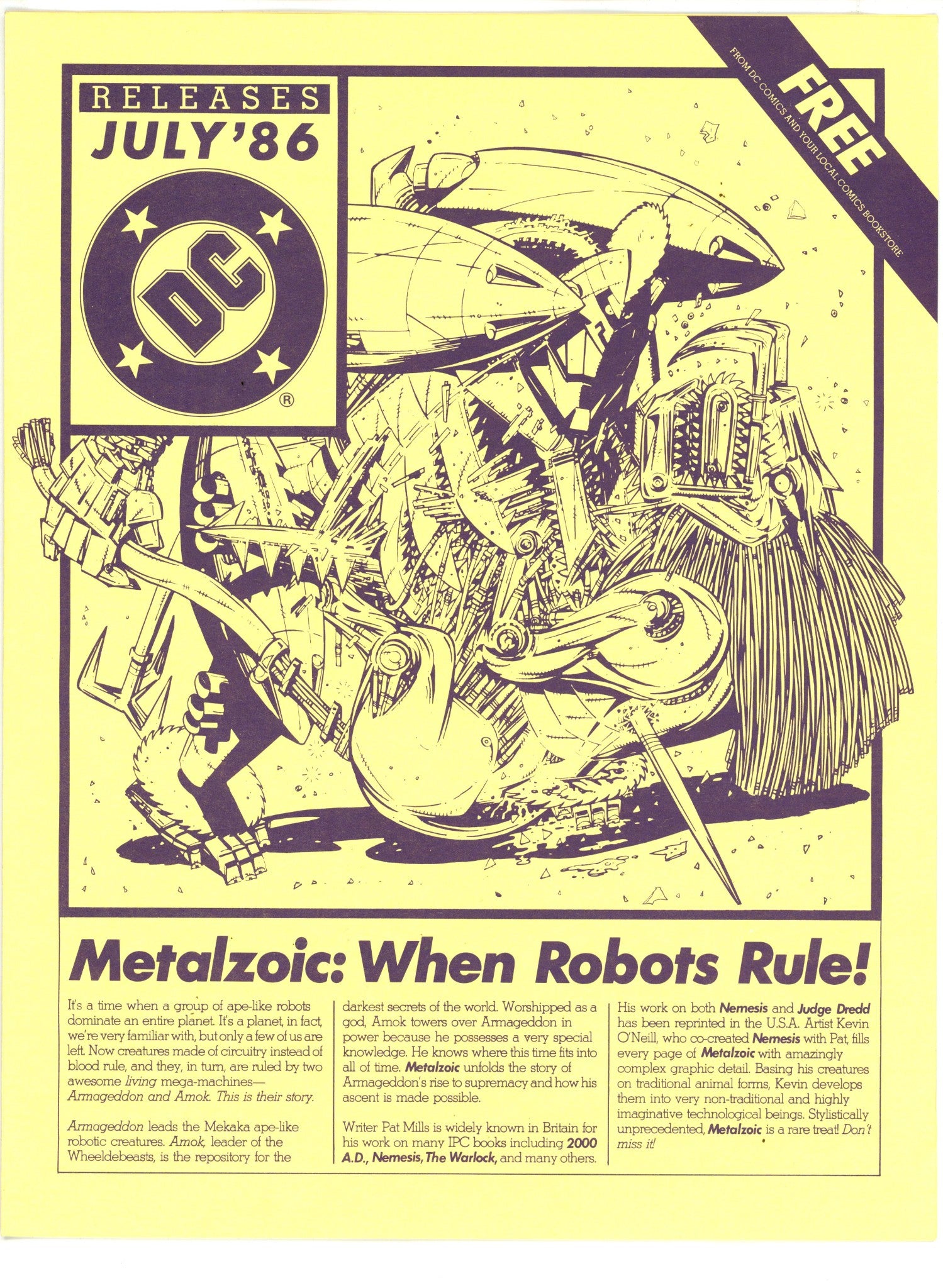 DC Releases 26 Mid Grade (1986) 