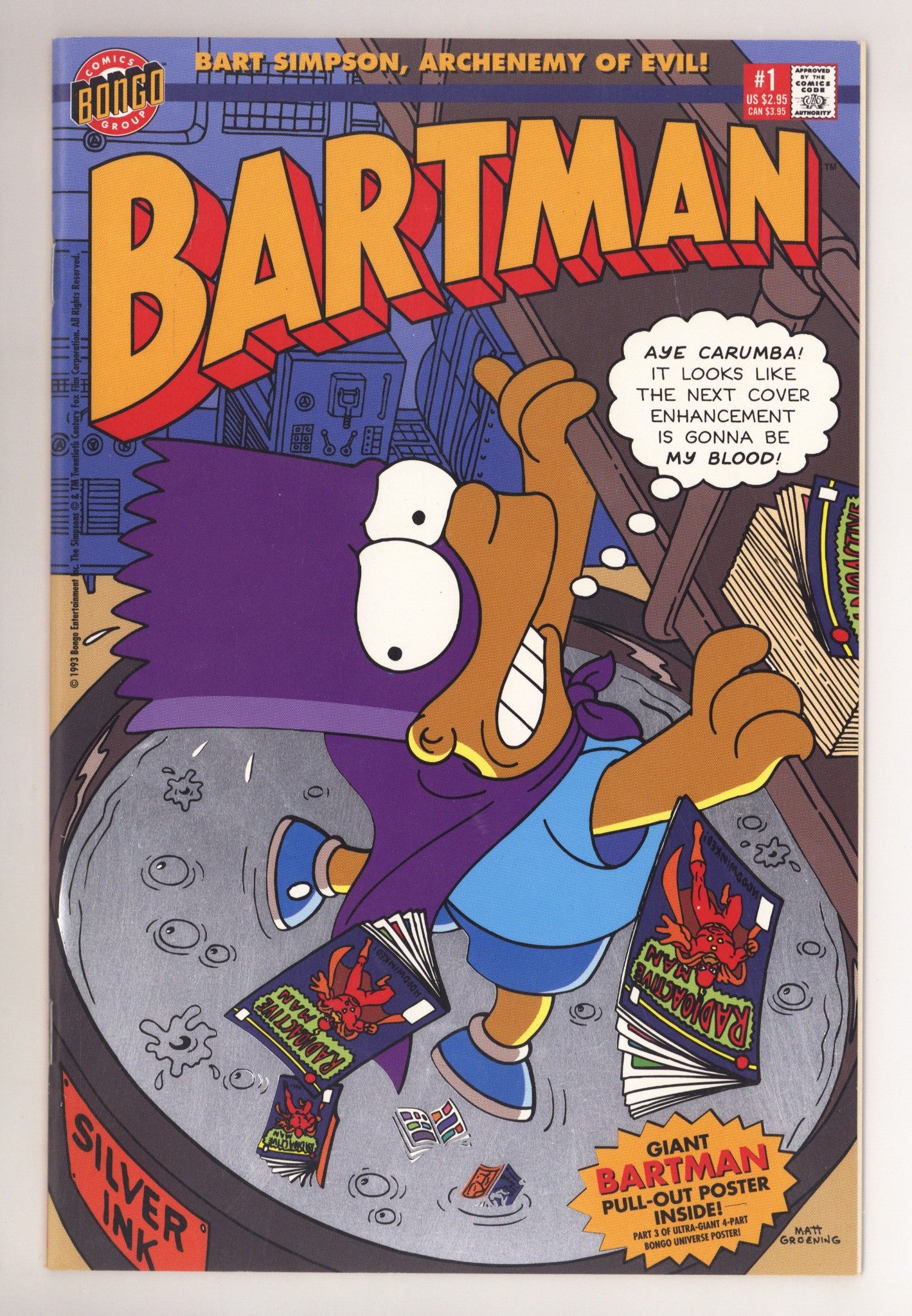 Bartman 1 VF+ (8.5) (1993) 