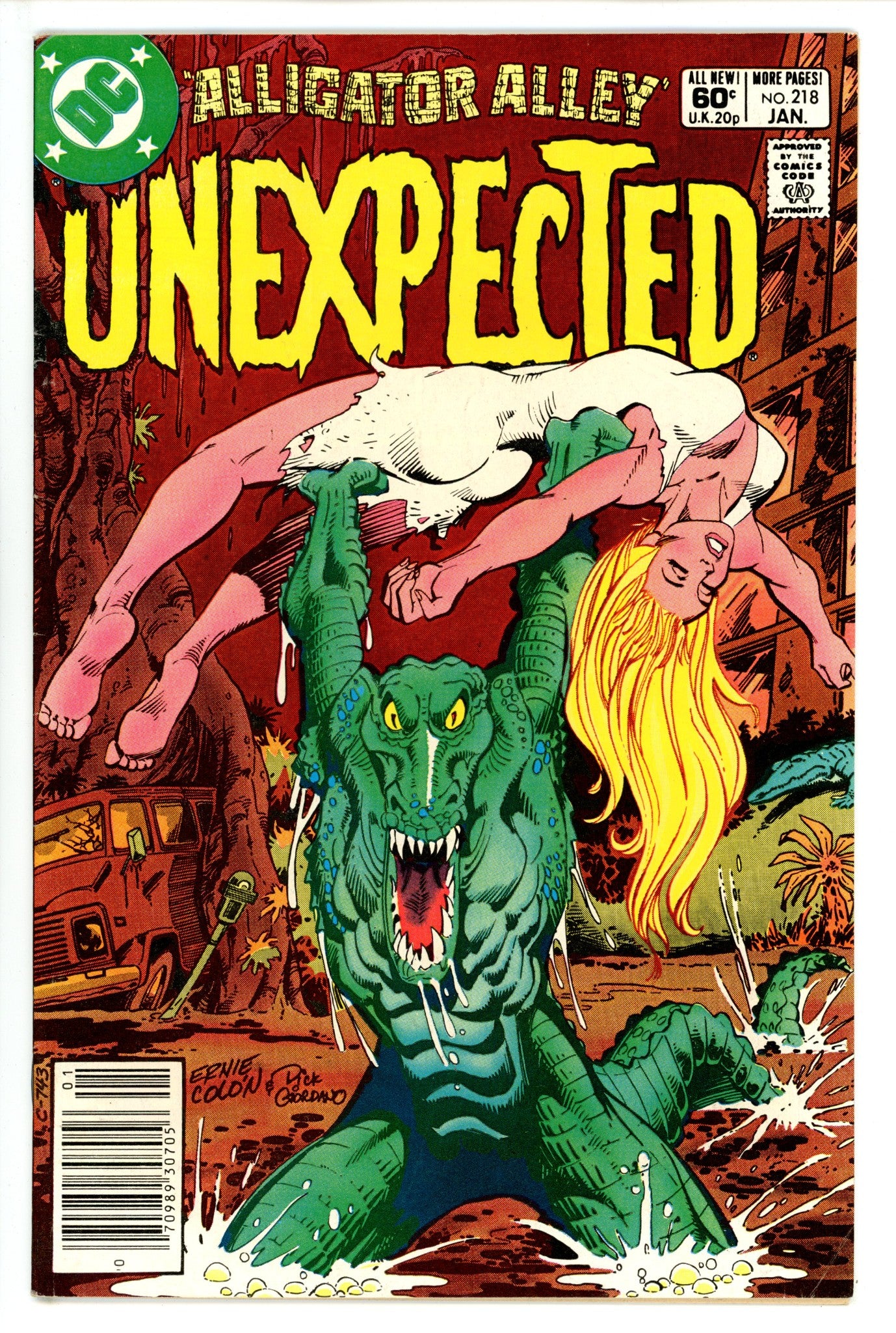 The Unexpected Vol 1 218 Newsstand FN (1982)