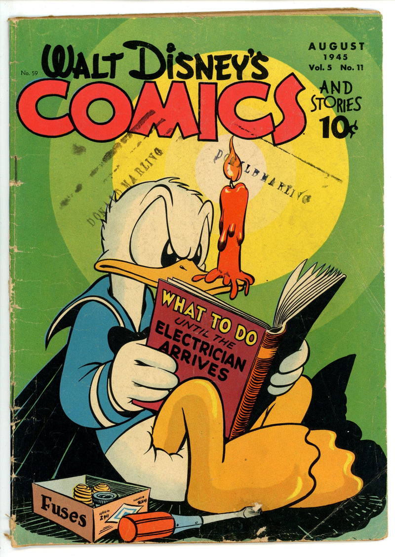 Walt Disney's Comics and Stories Vol 5 11 (59) GD/VG (3.0) (1945) 