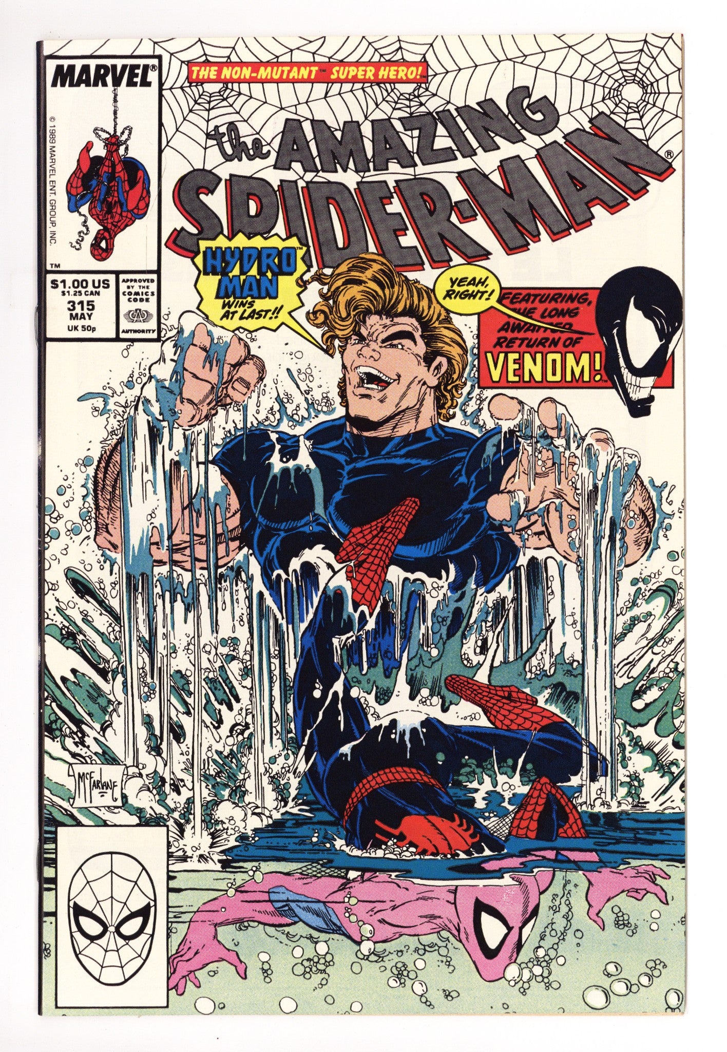 The Amazing Spider-Man Vol 1 315 NM- (9.2) (1989) 