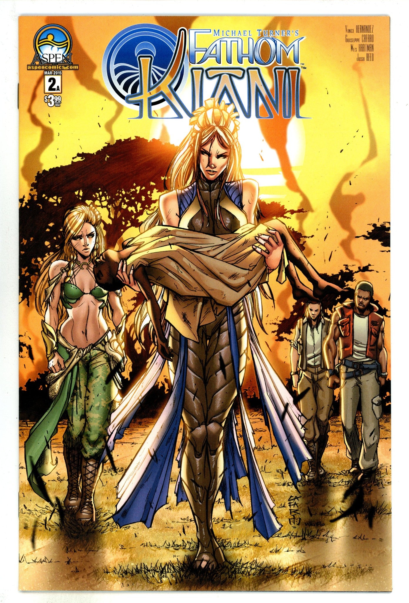 Michael Turner's Fathom: Kiani Vol 4 2 High Grade (2015) 