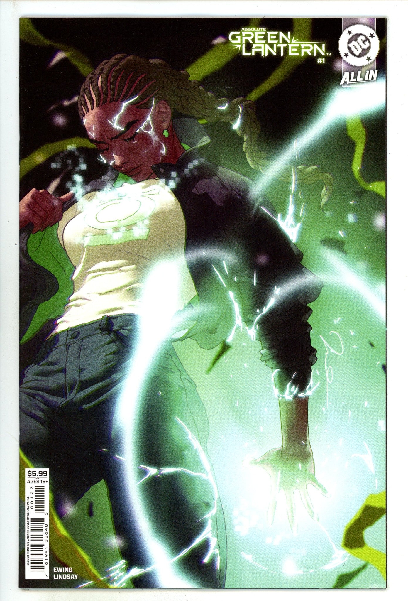 Absolute Green Lantern 1 Parel 2nd Print Variant (2025)