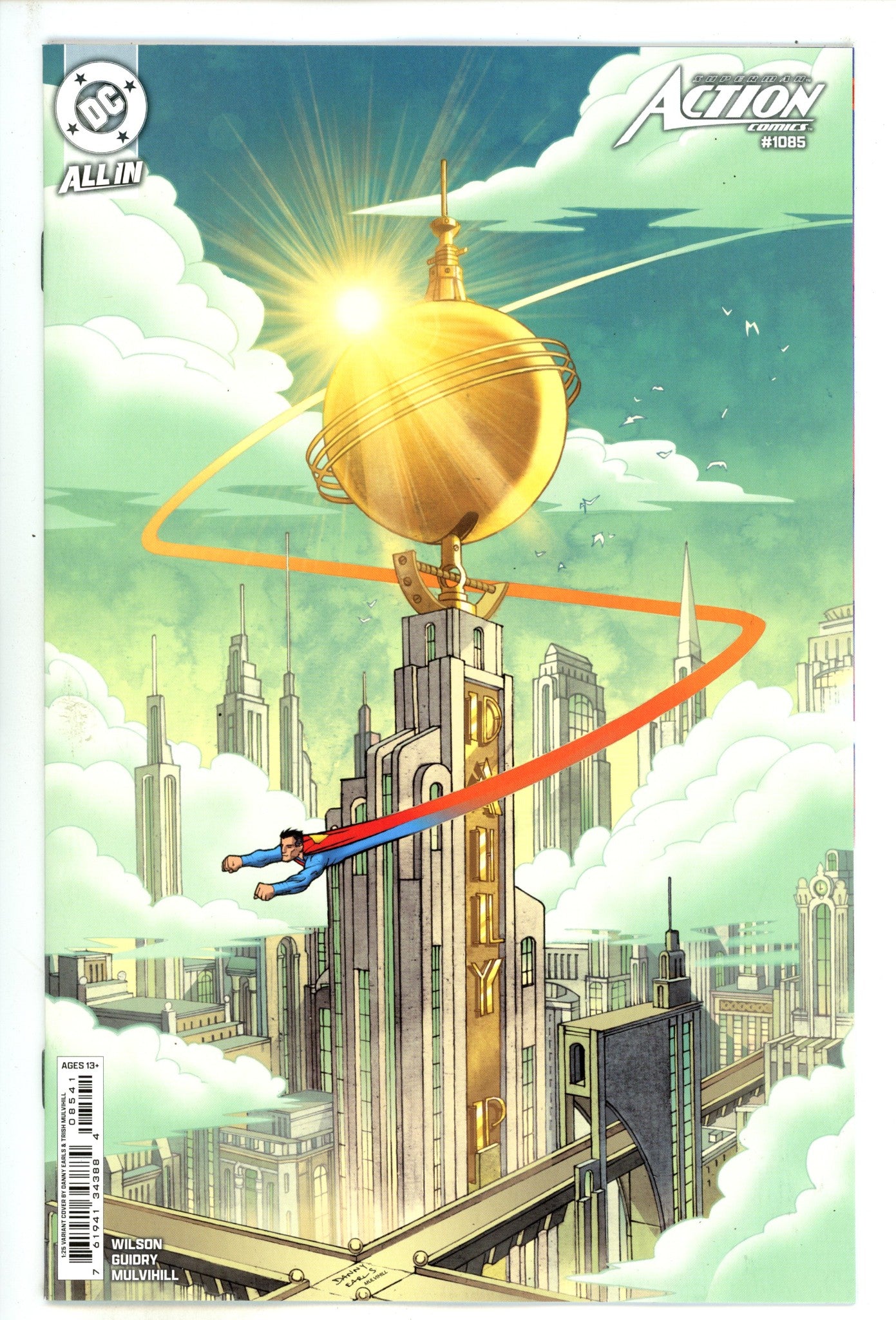 Action Comics Vol 3 1085 Earls Incentive Variant NM- (2025)