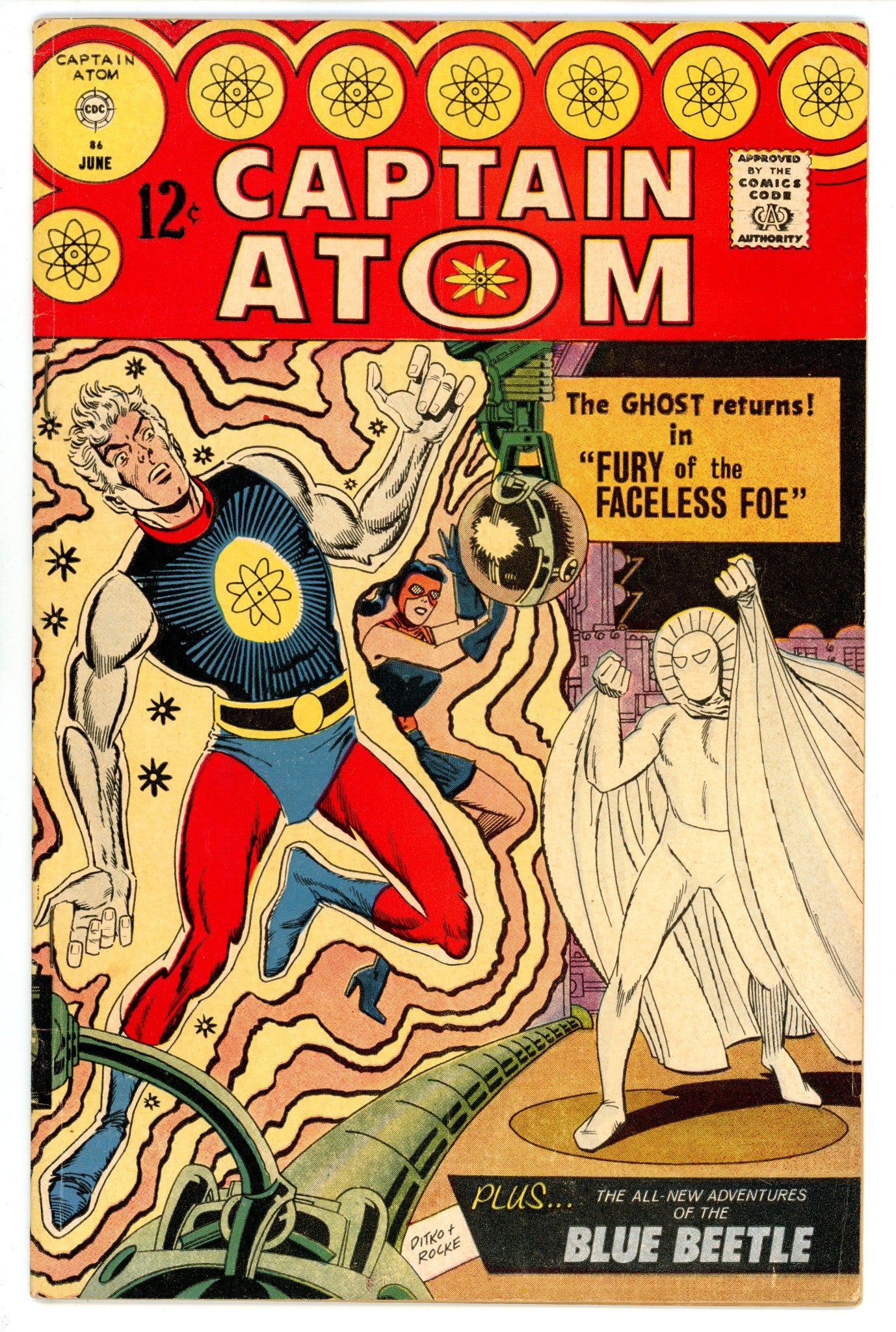 Captain Atom Vol 2 86 FN- (5.5) (1967) 