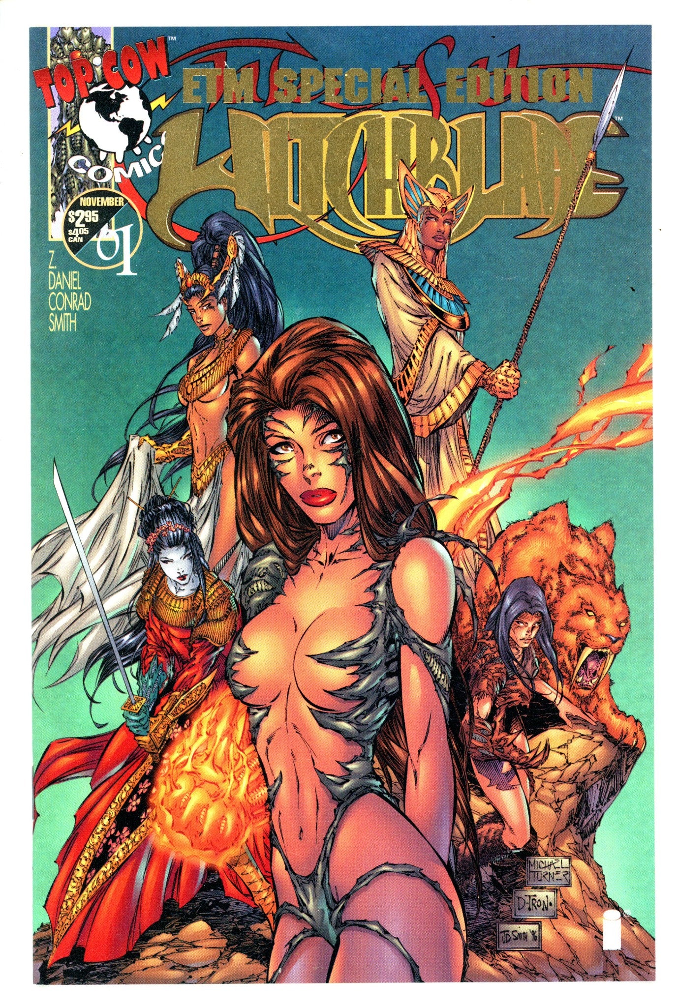 Tales of the Witchblade 1 Gold Foil Variant VF/NM (1996)