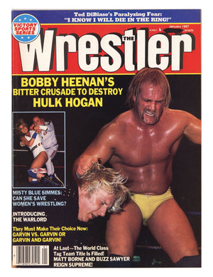 The Wrestler Magazine January Low Grade (1987)