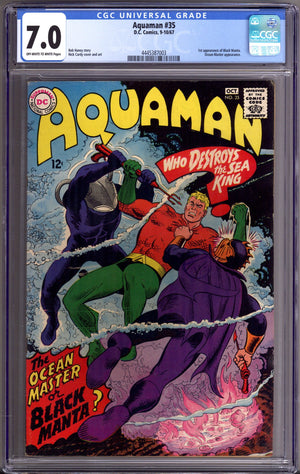 Aquaman Vol 1 35 CGC 7.0 (FN/VF) (1967)