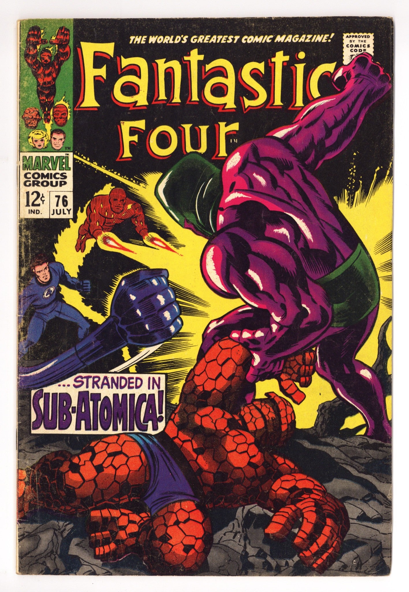 Fantastic Four Vol 1 76 VG- (3.5) (1968) 