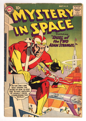 Mystery in Space Vol 1 59 GD (2.0) Piece Missing (1960)