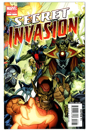 Secret Invasion Vol 1 2 High Grade (2008) 2nd Print