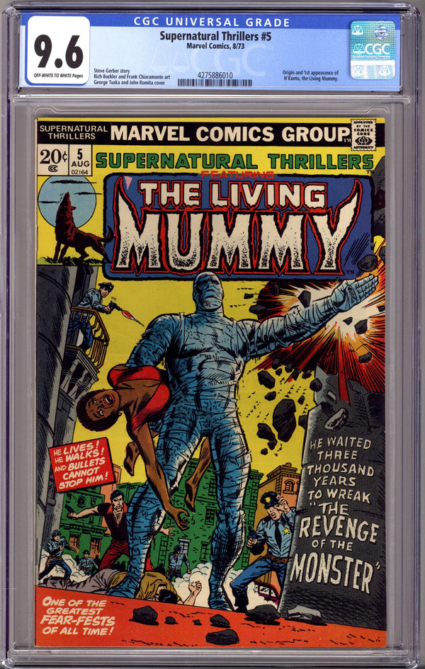 Supernatural Thrillers 5 CGC 9.6 (NM+) (1973)