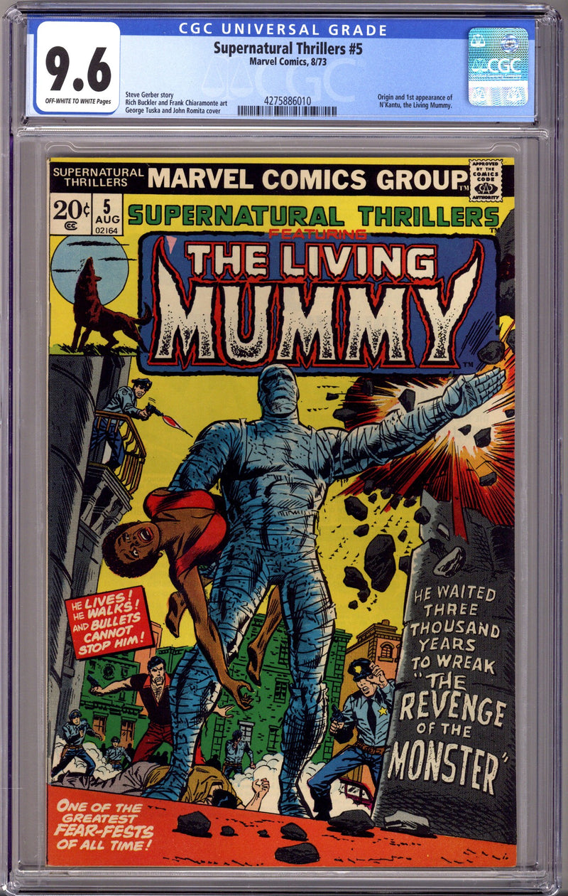 Supernatural Thrillers 5 CGC 9.6 (NM+) (1973) 