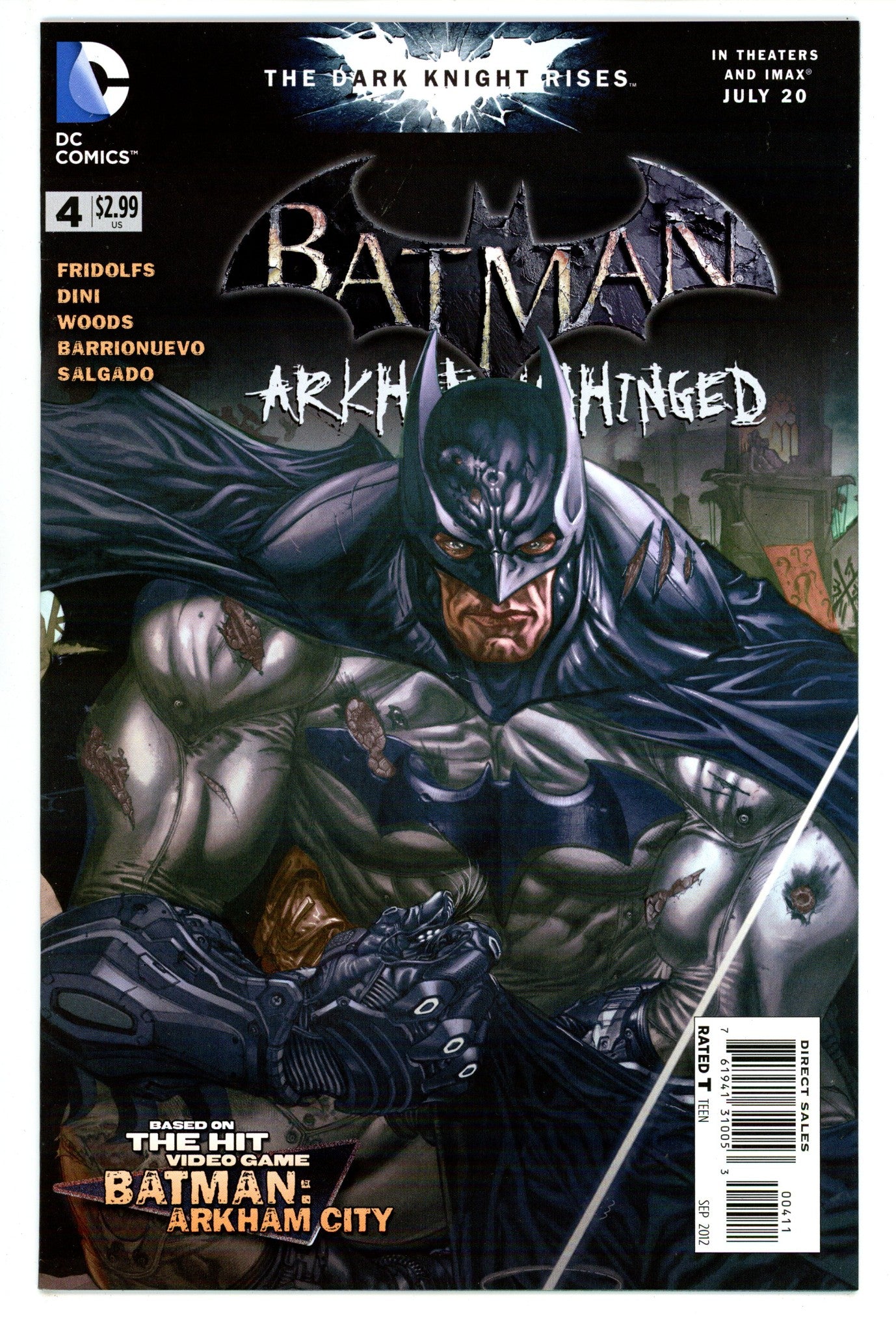 Batman: Arkham Unhinged 4 High Grade (2012) 