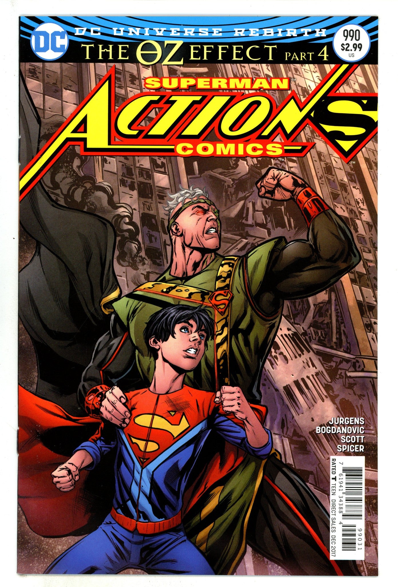 Action Comics Vol 3 990 High Grade (2017) Edwards Variant 