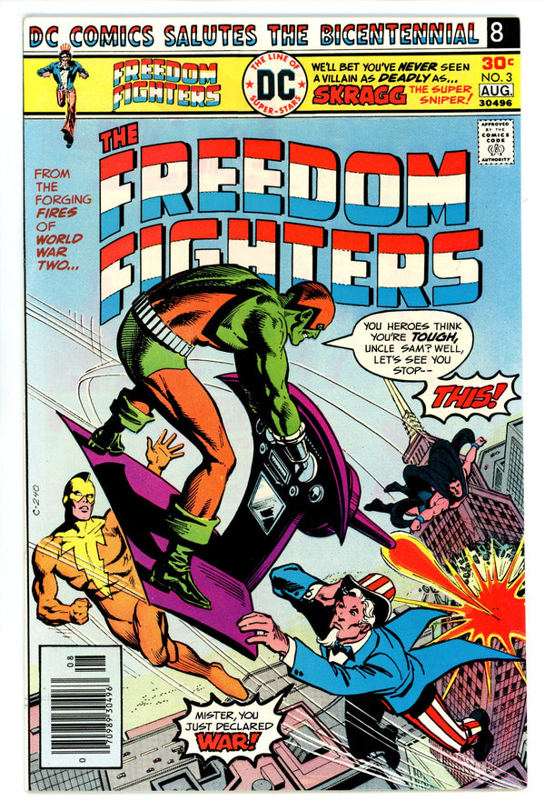 Freedom Fighters Vol 1 3 NM- (9.2) (1976)