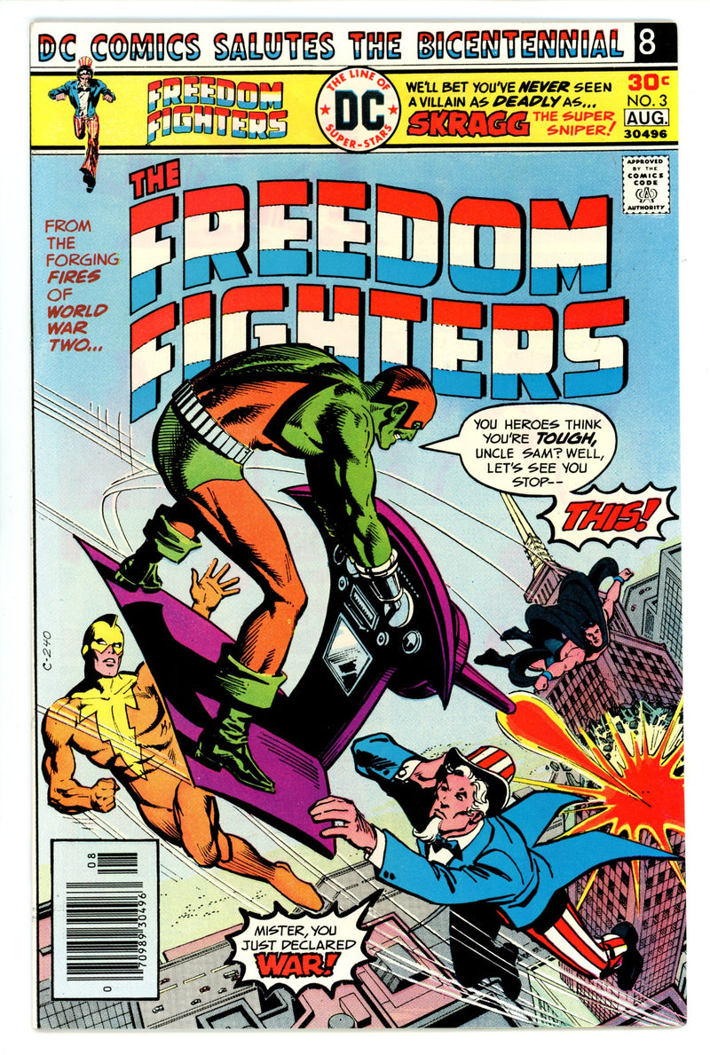 Freedom Fighters Vol 1 3 NM- (9.2) (1976) 