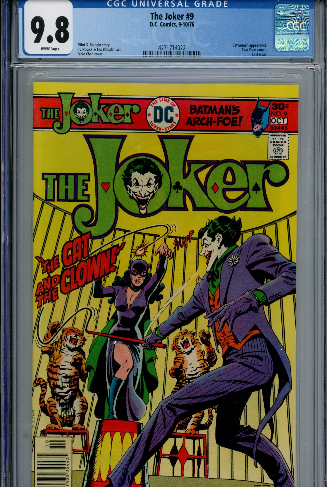 The Joker Vol 1 9 CGC 9.8 (1976)