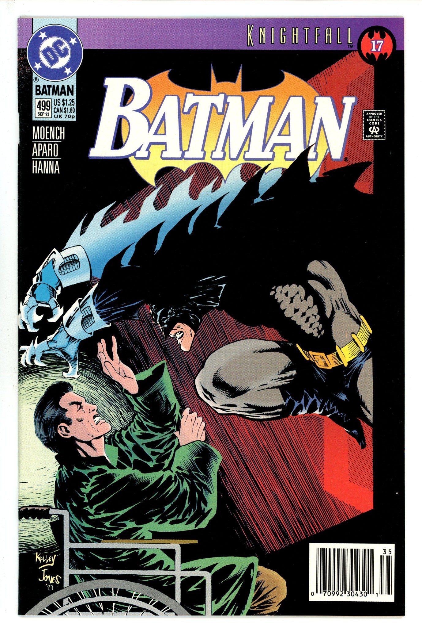 Batman Vol 1 499 Newsstand VF/NM (1993)