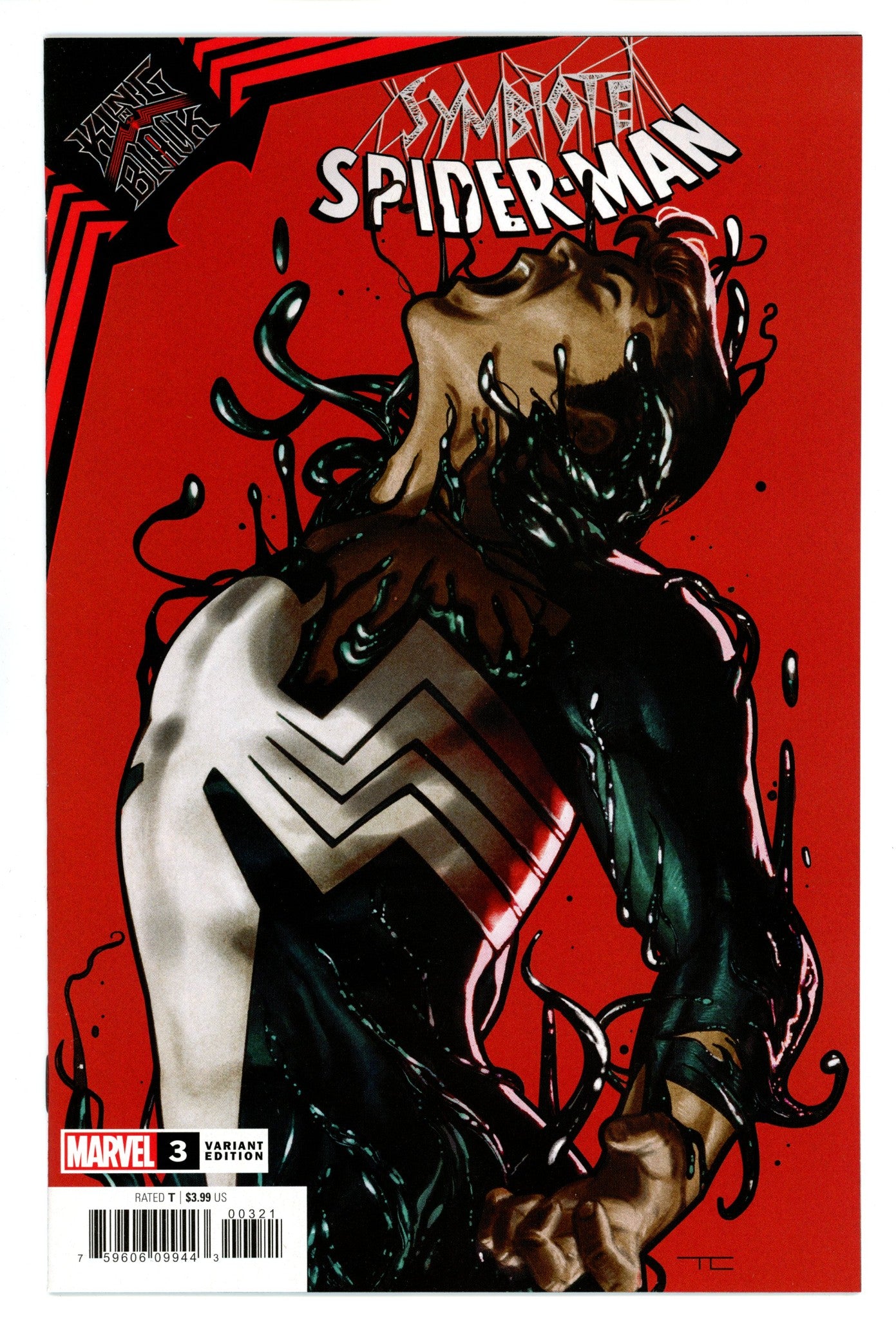 Symbiote Spider-Man: King in Black 3 High Grade (2021) Clarke Variant 