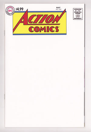 Action Comics Vol 1 252 Blank Facsimile Variant (2025)