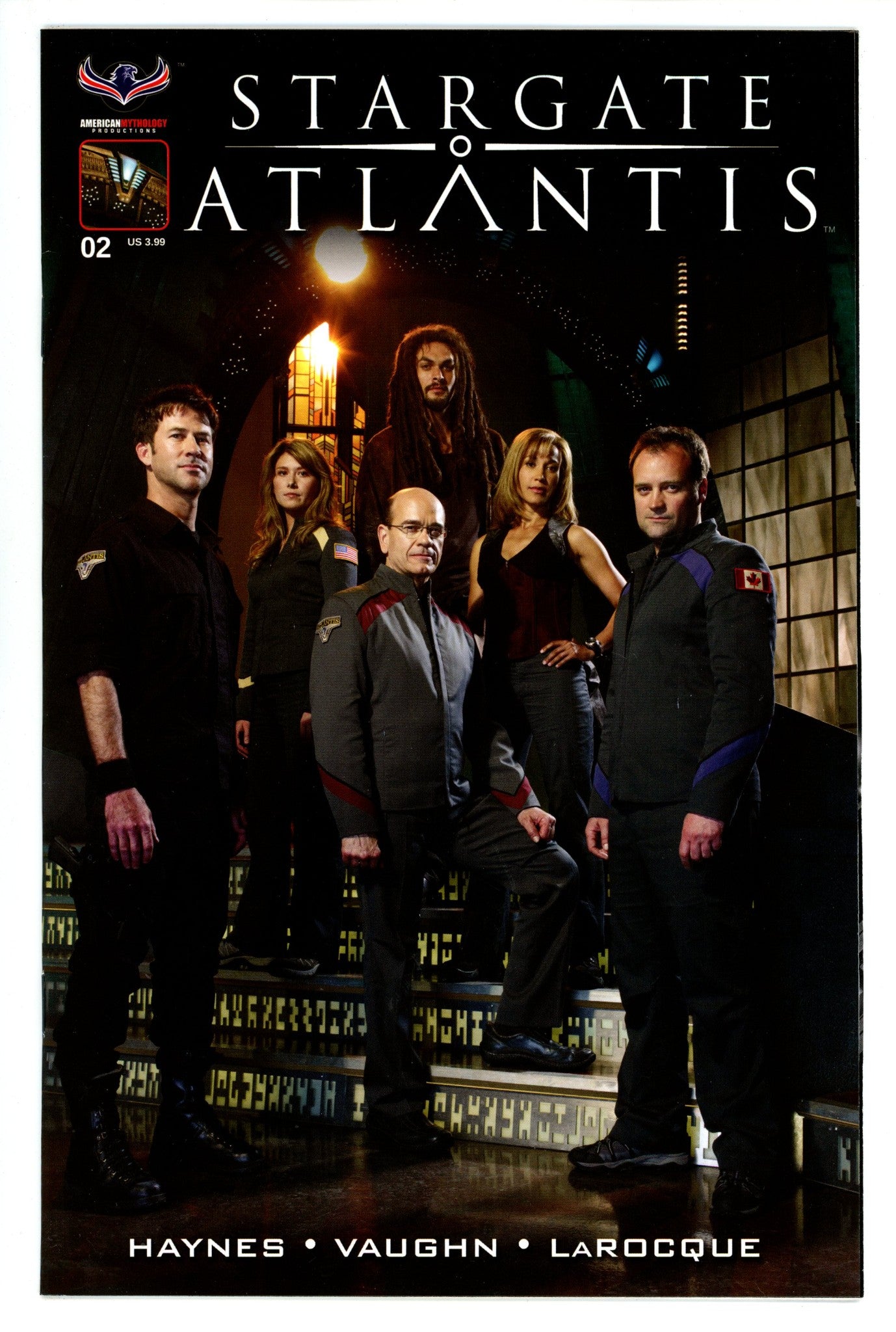 Stargate Atlantis: Back to Pegasus 2 VF/NM (9.0) (2016) Photo Variant 