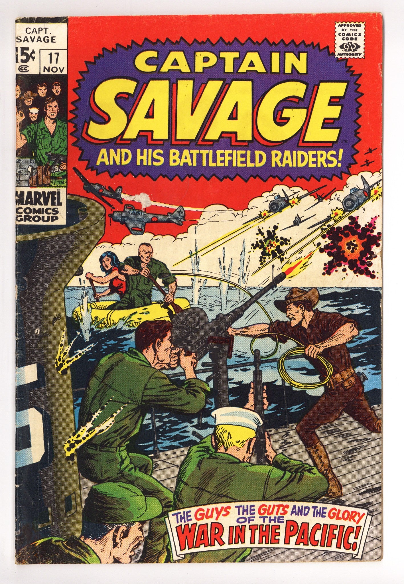 Capt. Savage and His Leatherneck Raiders 17 VG+ (4.5) (1969) 