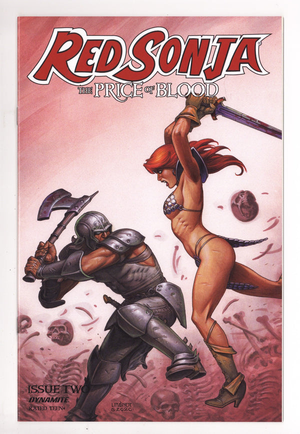 Red Sonja, Price of Blood   2  High Grade   (2021) Linsner     Variant