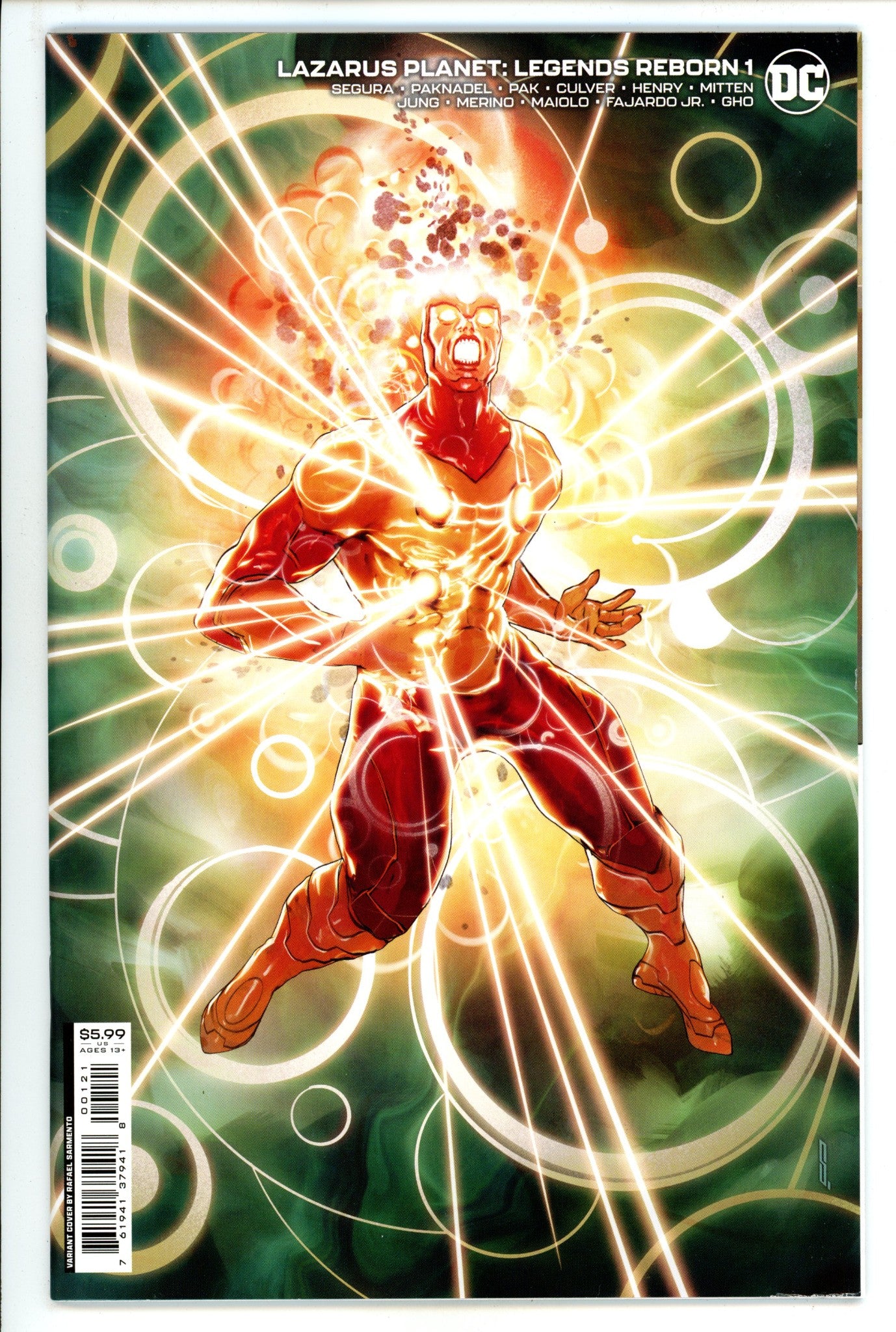 Lazarus Planet: Legends Reborn 1 High Grade (2023) Sarmento Variant 