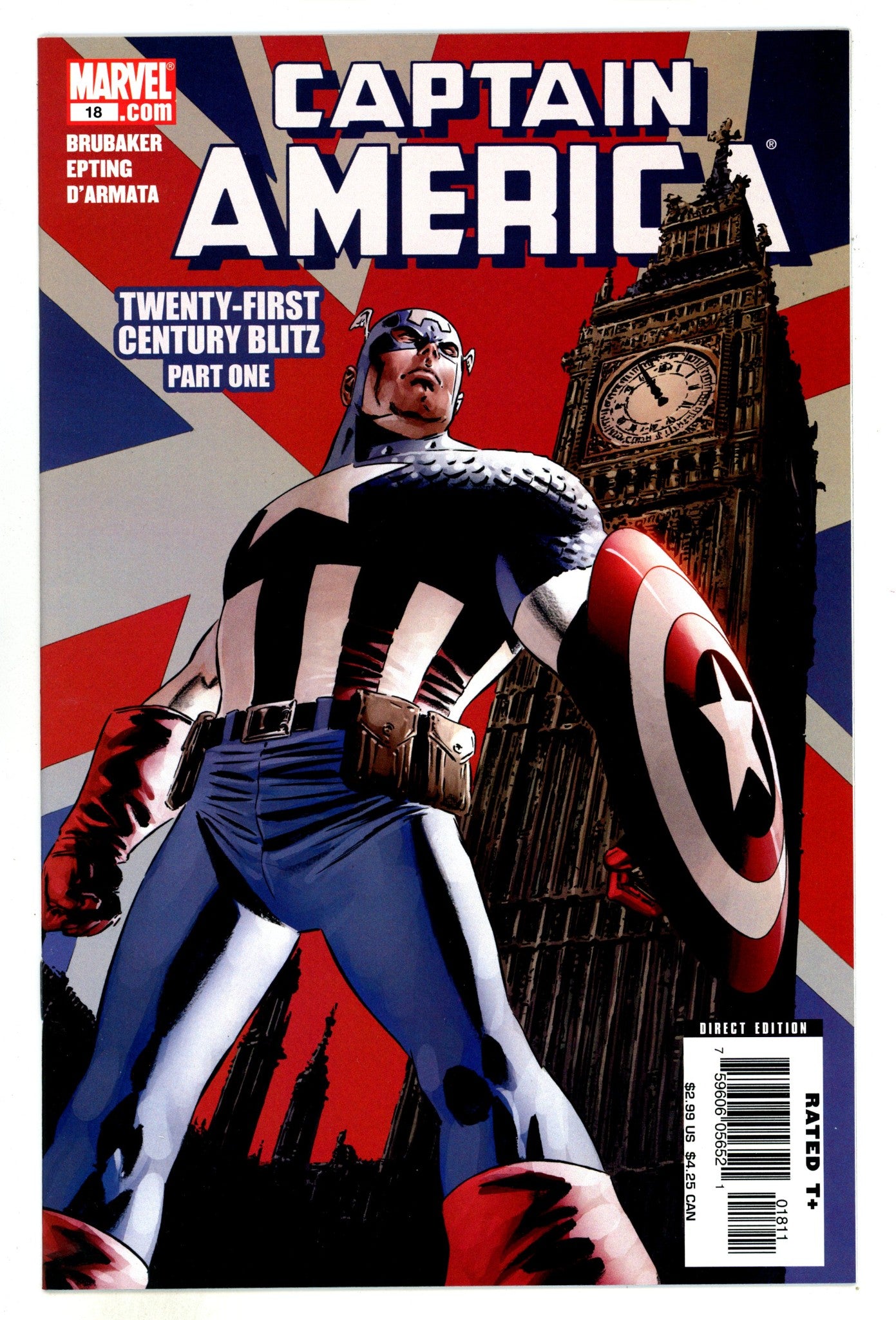 Captain America Vol 5 18 High Grade (2006) 