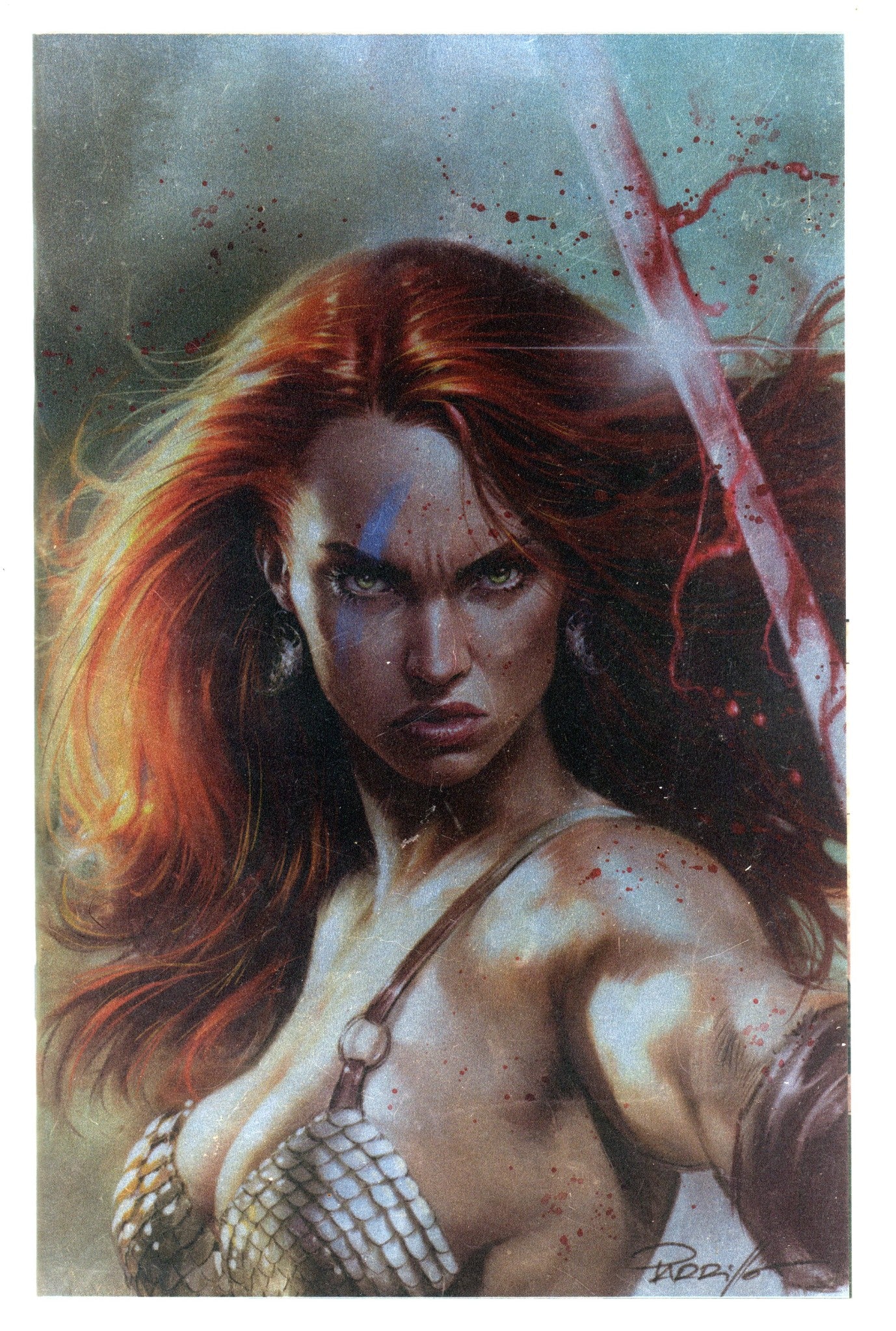 Red Sonja Vol 7 4 Parrillo Foil Virgin Variant NM (2023)