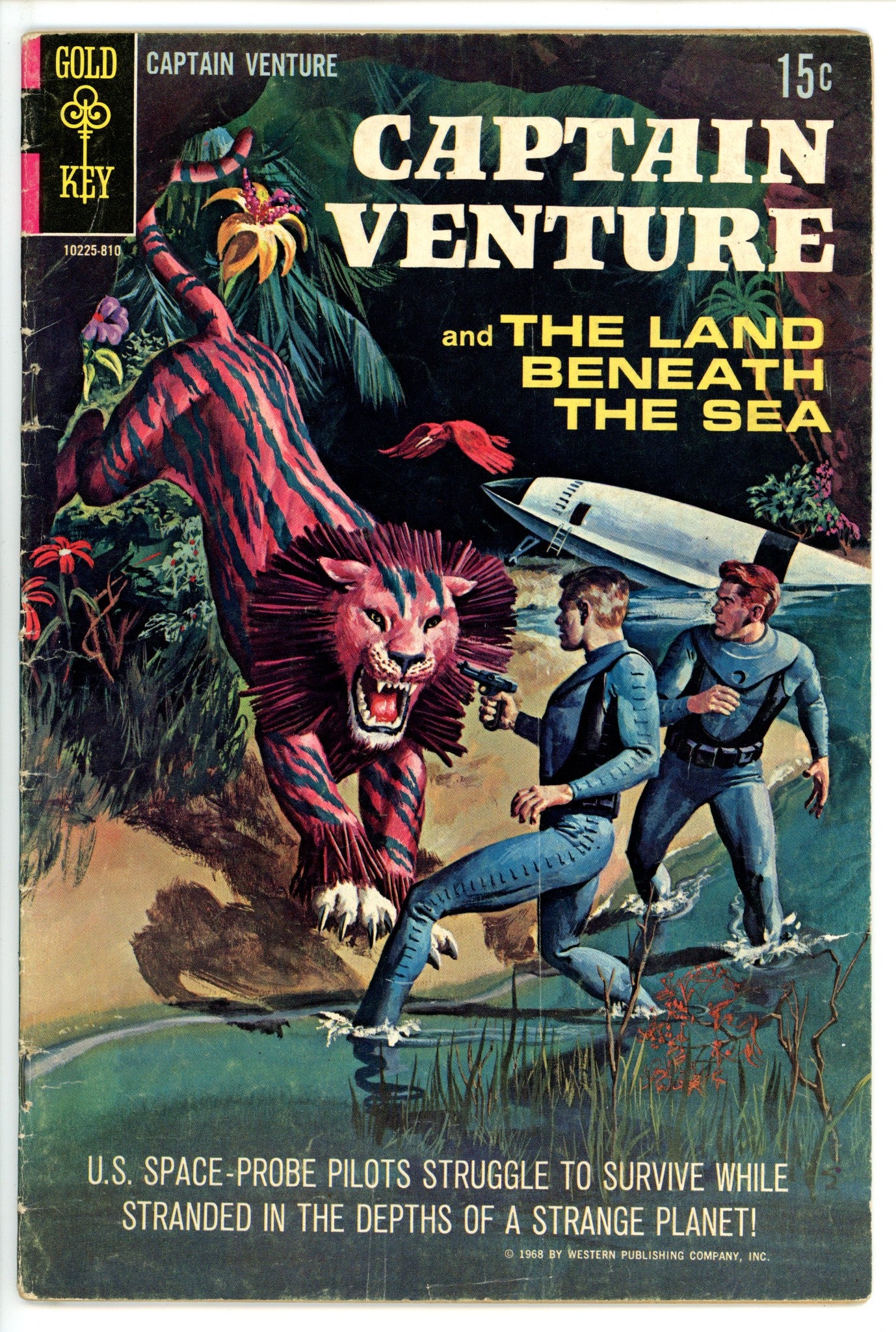 Captain Venture and the Land Beneath the Sea 1 2Nd Print VG- (1968)