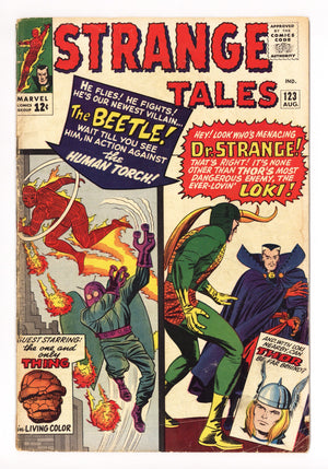 Strange Tales Vol 1 123 GD/VG (3.0) (1964) 